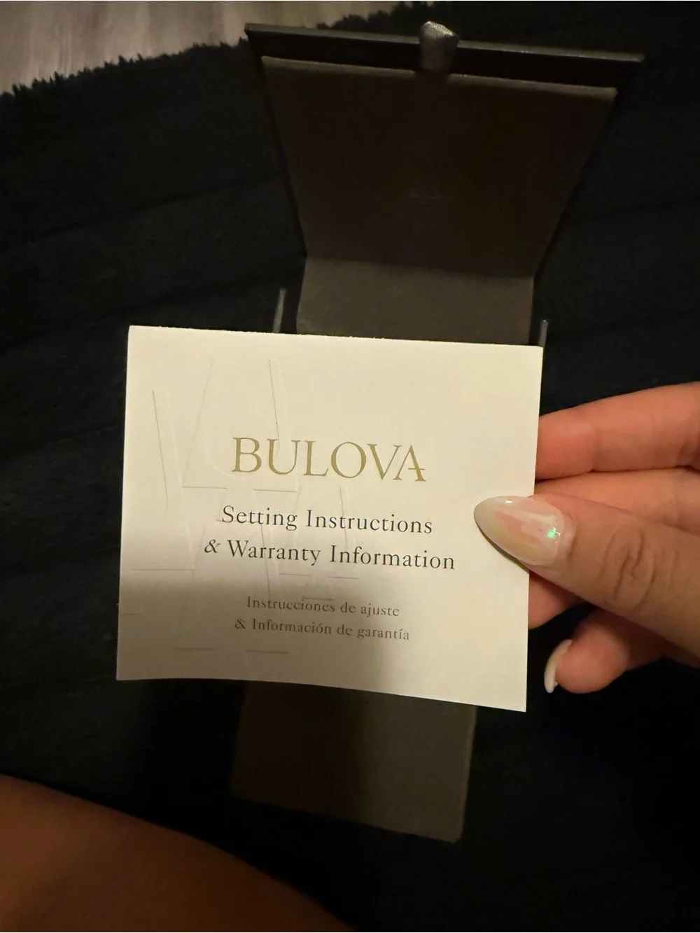 Bulova elegant wristwatch